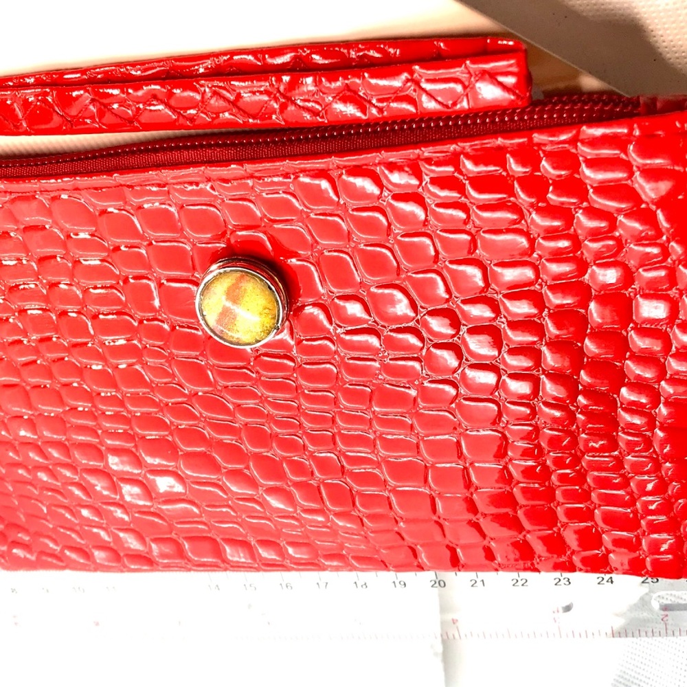 Clutch purse wristlet with Handmade 20mmSnap